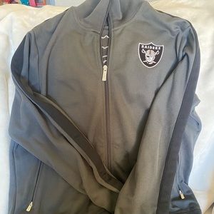 NFL by Nike Mens Raiders zip up jacket